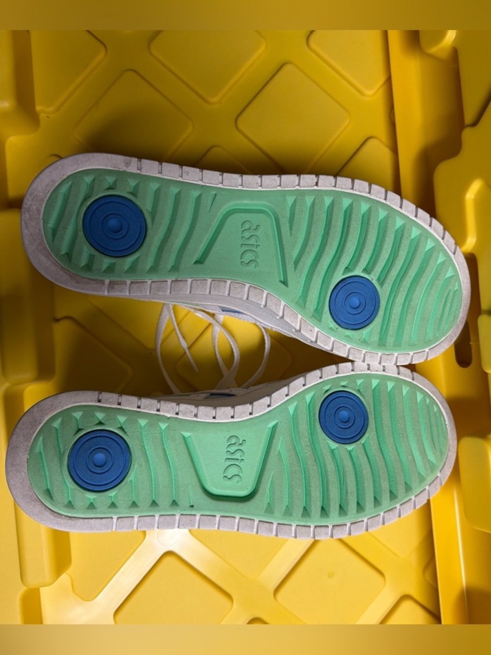 Women Green & Blue Sole Sneakers - ASICS